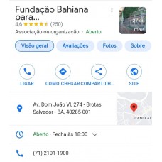Cliente - Fundação Bahiana para Desenvolvimento das Ciências  - Salvador - BA